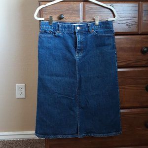 Denim skirt